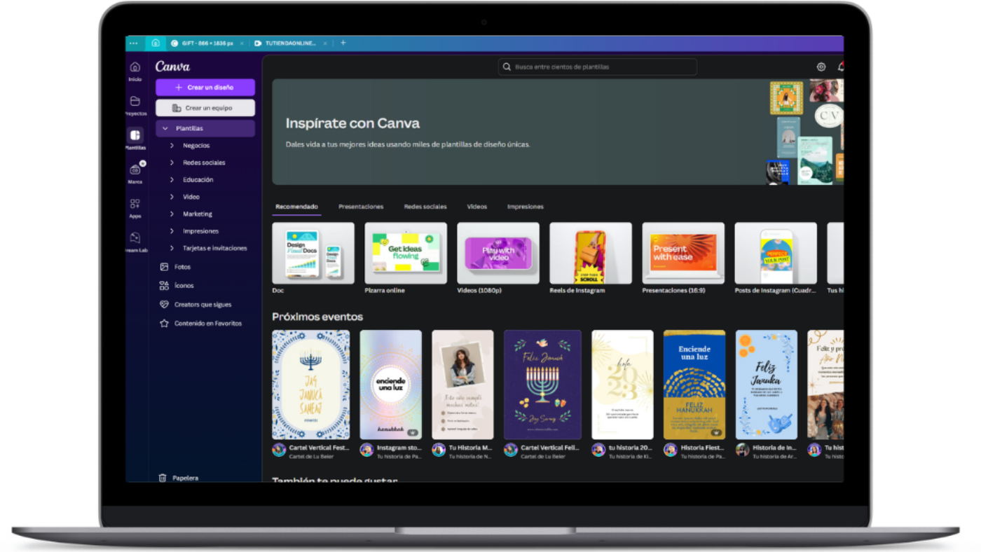 MOCKUP canva TUTIENDAONLINEGT